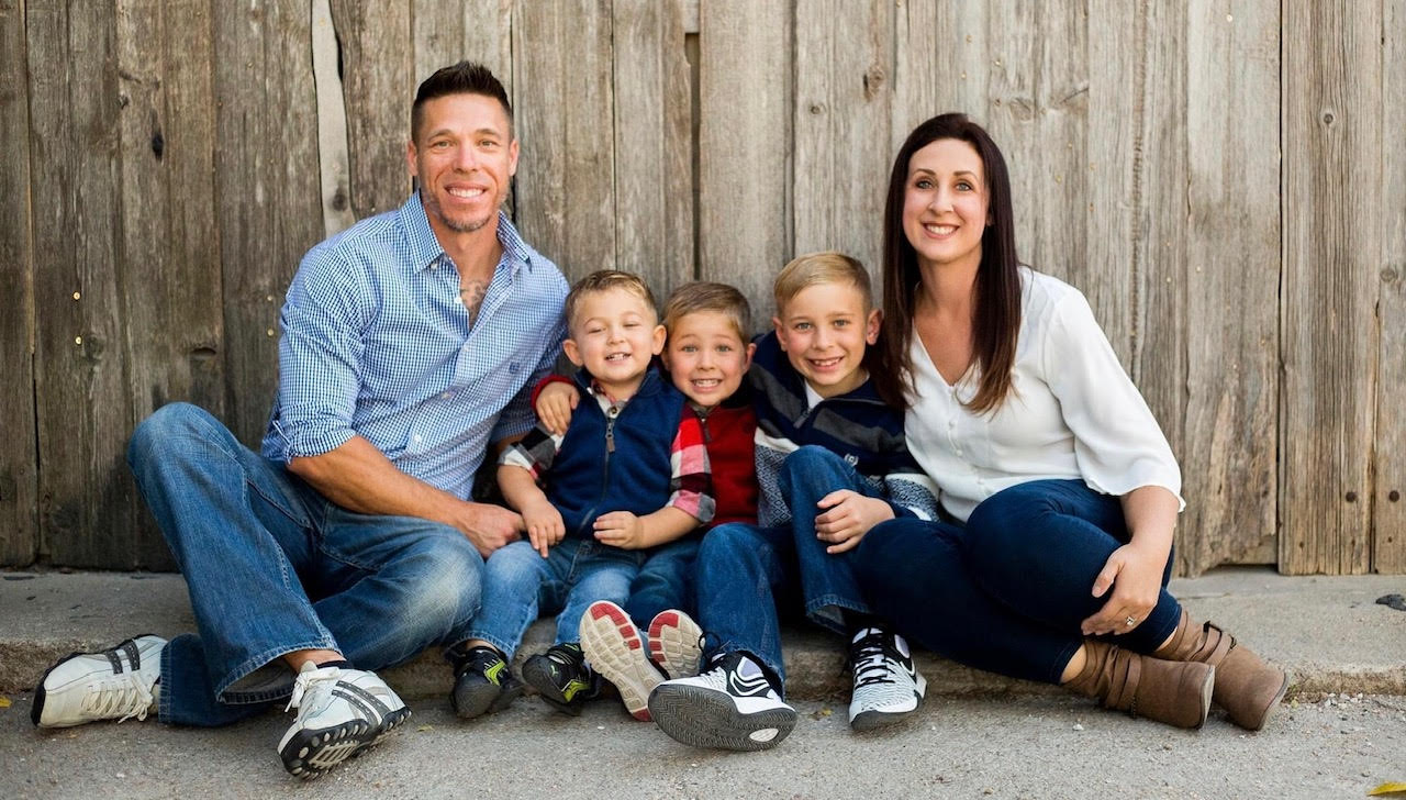 Dan wells family picture